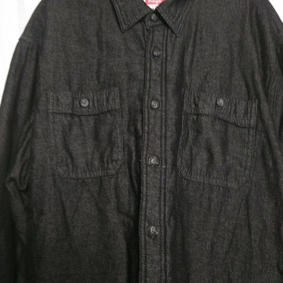 Wrangler Sherpa Lined Denim Shacket - Picture 2 of 9